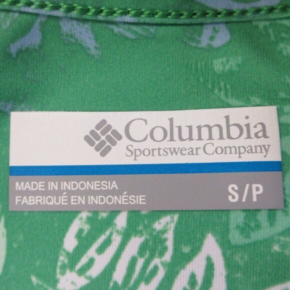 COLUMBIA PFG Freezer III Tank Dress Sz S Emerald City Palm Athletic Performance - Picture 10 of 14